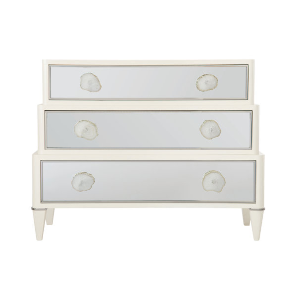 Bernhardt Calista 3 Drawer Mirrored Accent Chest Wayfair